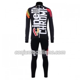 Conjunto Maillot + Culotte largo con tirantes 2017 Cinelli Chrome N001